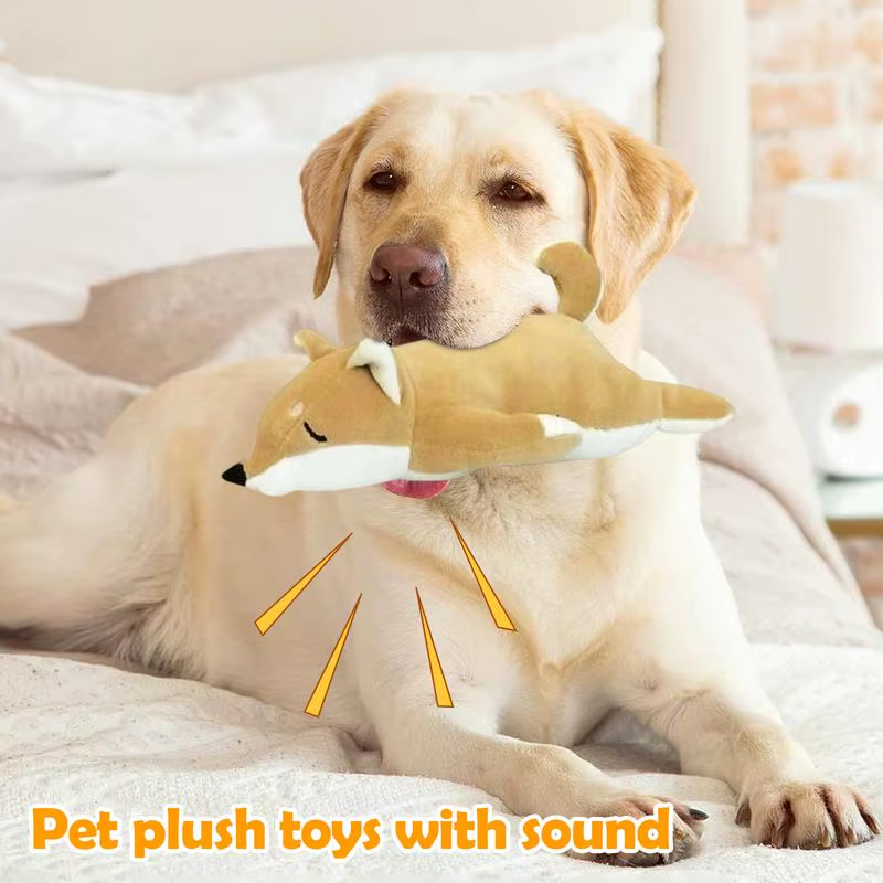 Plush Squeaky Dog Toys Plush Stuffed Pet Puppy Interactive Toy Small Medium Larg