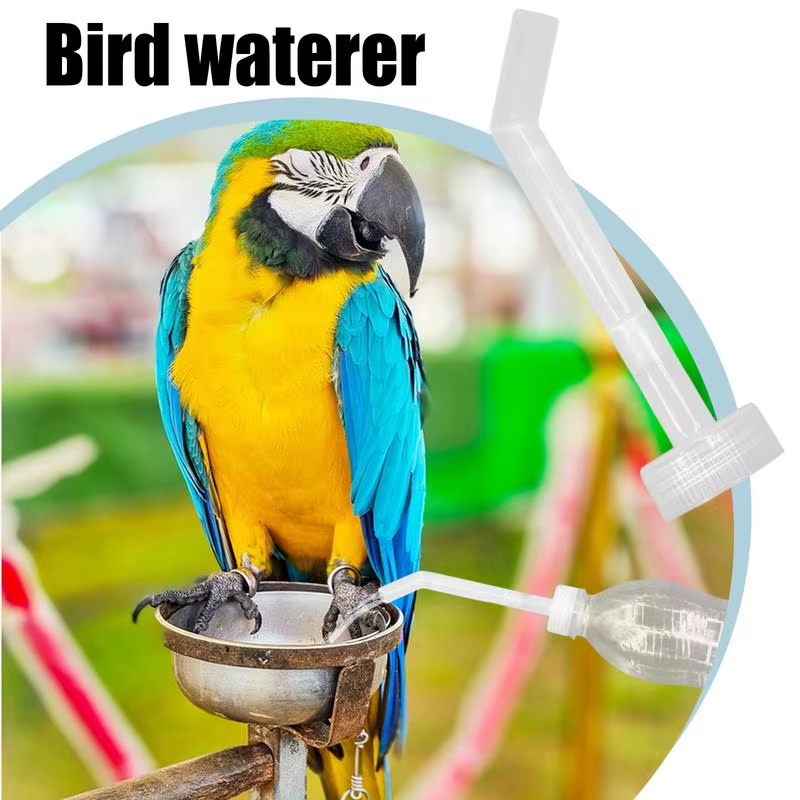 Bird Drinker Feeder Water Bottle Filler Bird Drinker Long Filling Tool Feeding S