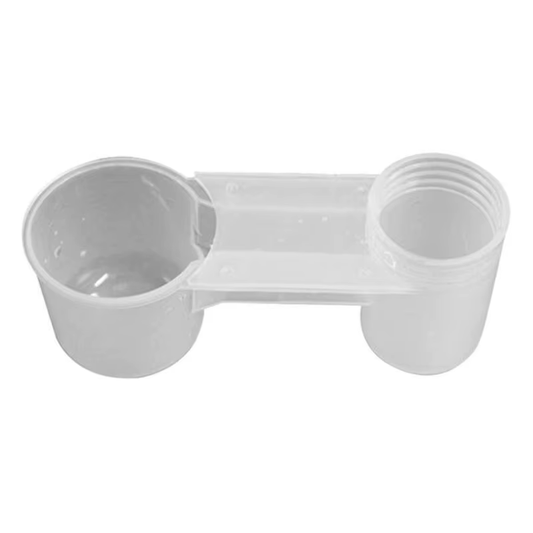 Poultry Cage Cup Supplies Water-Saving Bird Drinker Feeder Cup Safe Splash-Proof
