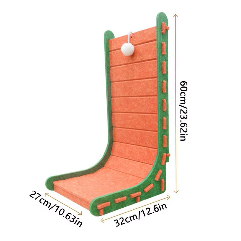 Cat Scratcher L Shape Felt Cat Scratch Board Non-Slip Claw Sharpening Tools Pet