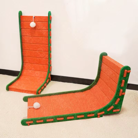 Cat Scratcher L Shape Felt Cat Scratch Board Non-Slip Claw Sharpening Tools Pet