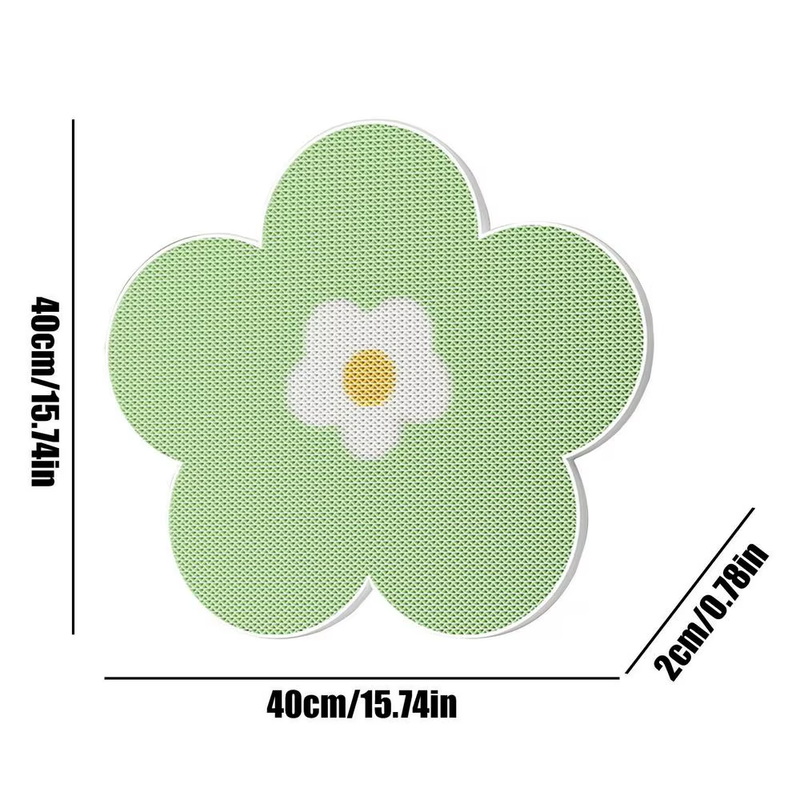 Cat Scratching Pad for Wall Kitten Floor Scratcher Mat Flower Shape Kitten Scrat