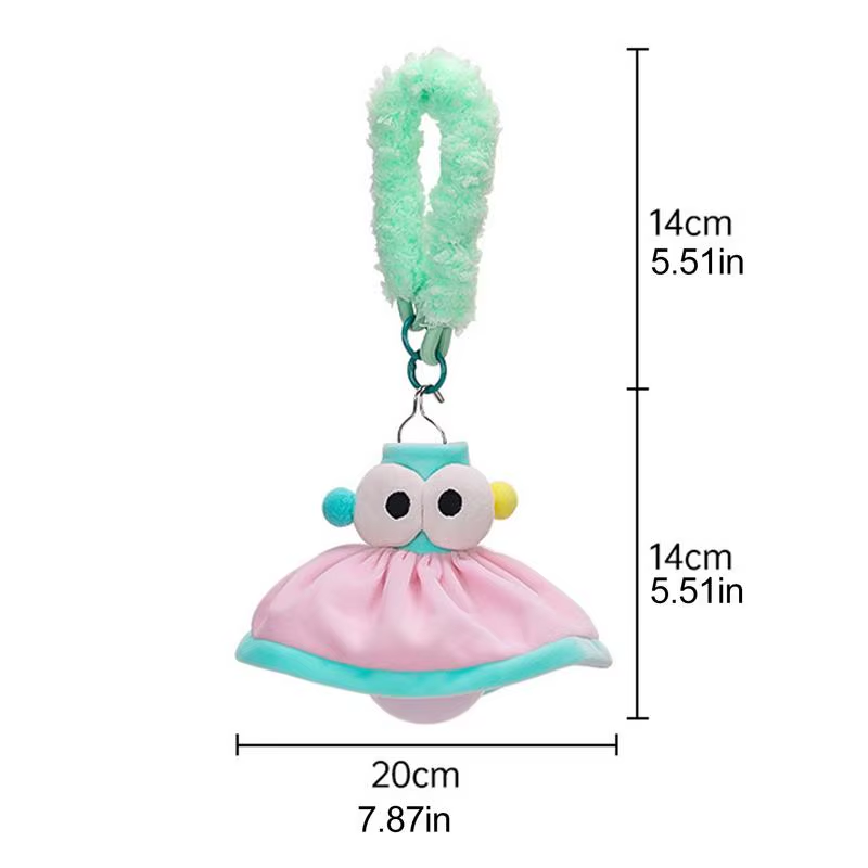 Parrot Light Bird Cage Decoration Dimmable Plush Parrot-Shaped Bulb for Terrariu