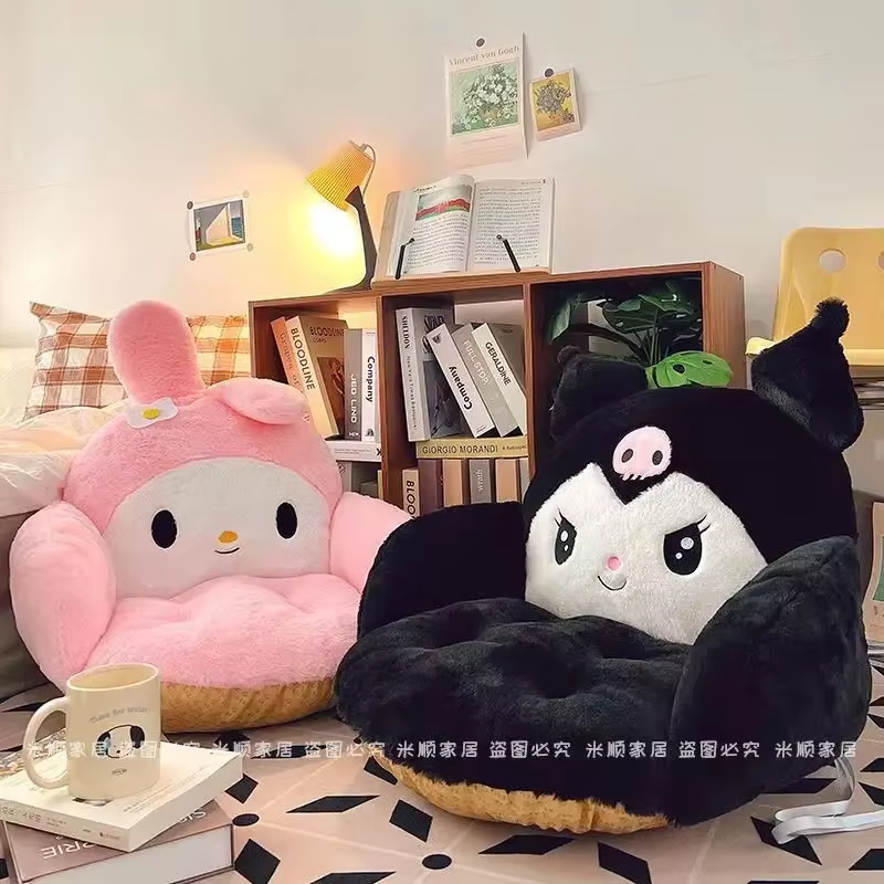 Cinnamoroll Big Size Cute Plush Half Surrounded Black Kuromi Cushion Backrest Do