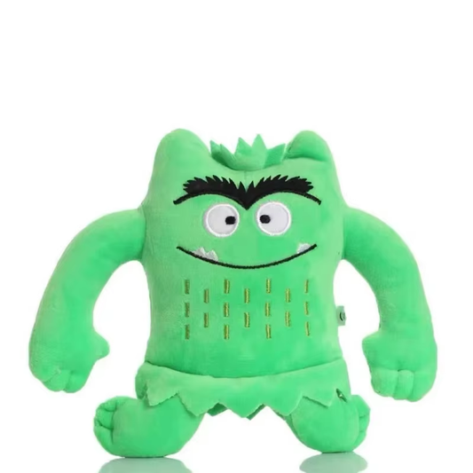 6Pcs/Set 6 Colors Kawaii the Color Monster Plush Doll Children Monster Color Emo