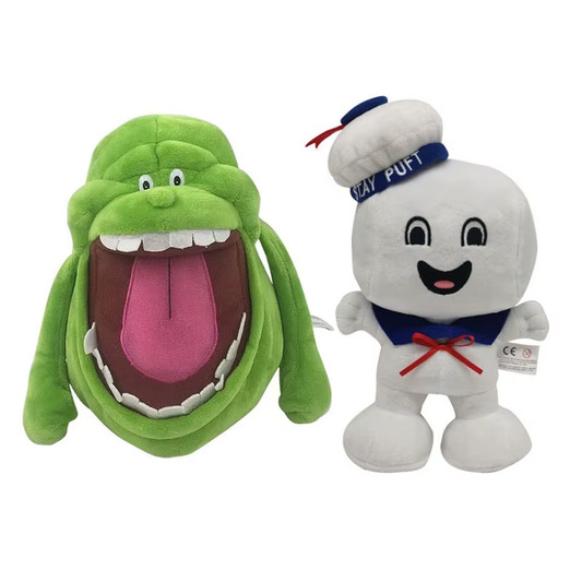 20Cm Green Ghostbusters Plush Toy Cute Ghost Soft Stuffed Plushie Cartoon Ghostb