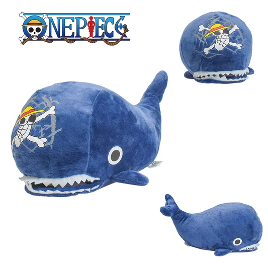 One Piece Laboon Plush Toy Pendant Raab Anime Whale Marine Animal Soft Stuffed D