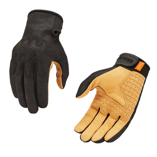 2024 Leather Men Riding Motorcycle Gloves Mountain Bike Mtb Gloves Full Finger M