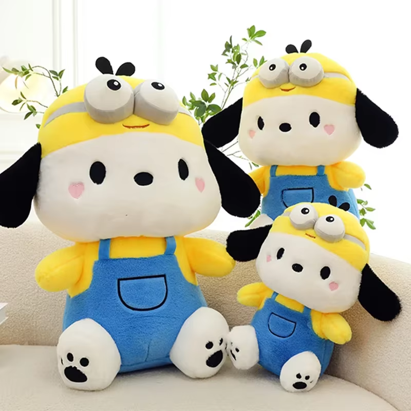 Anime  Cosplay Cross-Dressing Doll Minion Pacha Dog Plush Toy Pillow Cute Large