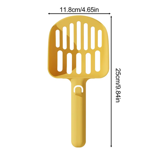 Cat Litter Scoop Ergonomic Handle Non-Stick Litter Box Scoop Fashionable Design