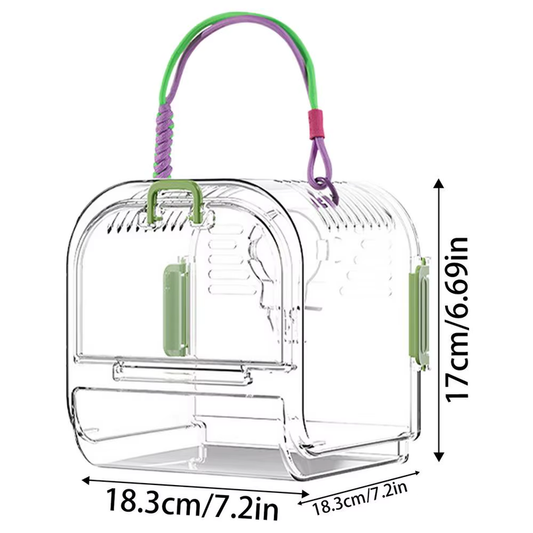 Cage for Birds Parakeet Nest with Easy-Clean Pull Out Tray Foldable Bird Supplie
