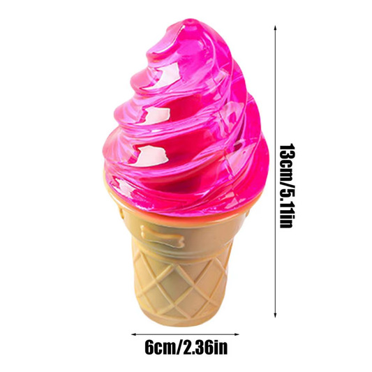 Aggressive Dog Chew Toys Dog Toys for Aggressive Chewers Silicone Ice Cream Inte