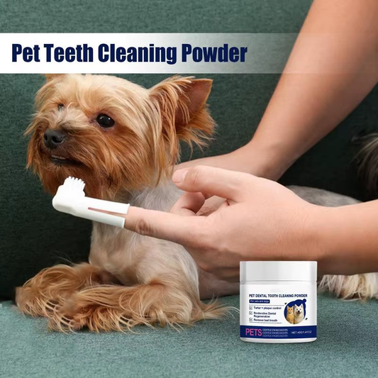 Powder for Dogs Teeth Cat Oral Cleaner Teeth Cleaning Made Easy Kitten Oral Care