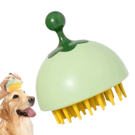 Dog Shampoo Brush Bathing Brush for Dog Bath Shampoo Silicone Pet Accessories Gr