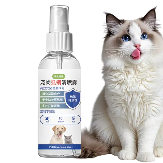 Dog Spray Fly Protection 100Ml Fly-Off Home Pet Cleaning Spray Natural Plant Ext