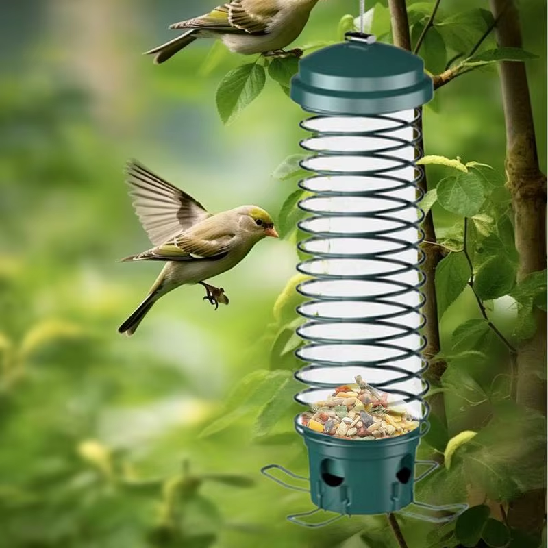Small Bird Feeder Sparrows Food Container Hangable Birdfeeders Large Capacity Fo