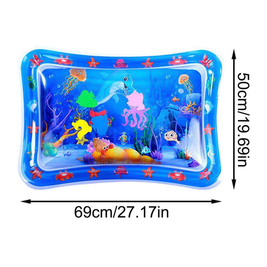 Water Sensor Play Mat Cat Pat Water Mat Thickened Interactive Cat Toys with Mari